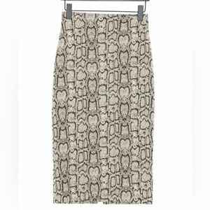 Zara Python Pencil Skirt
